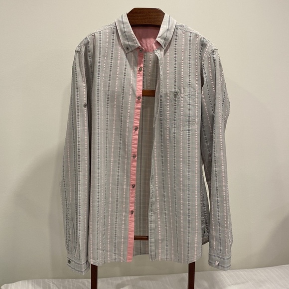 Stunning Hugo boss green label casual dress shirt size XL, neck 17.5, sleeve 35 - Picture 7 of 14